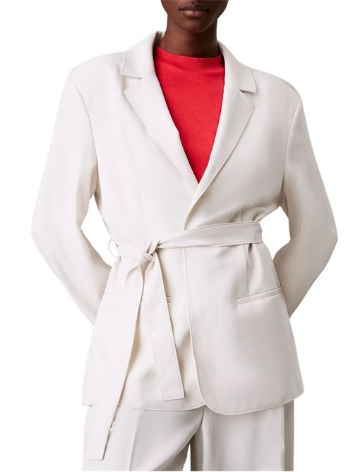 blazer in twill con cintura Calvin Klein | K20K208238ADA
